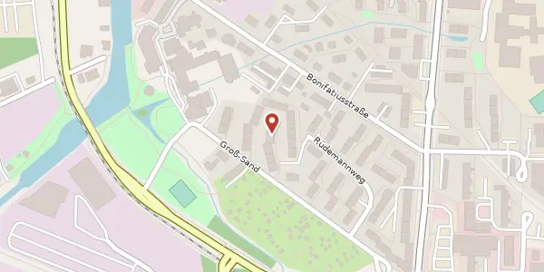 Karte der Umgebung von Groß-Sand 13 d, 21107 Hamburg