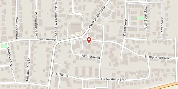 Karte der Umgebung von Erlengrundstraße 3, 31542 Bad Nenndorf