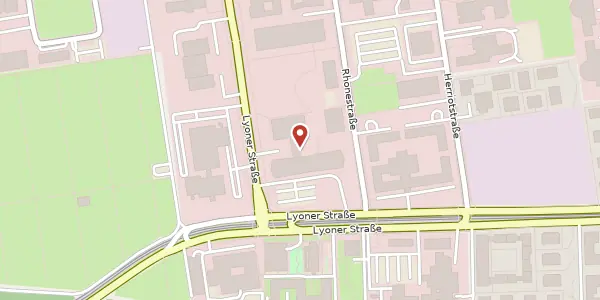 Karte der Umgebung von Lyoner Str. 23, 60528 Frankfurt