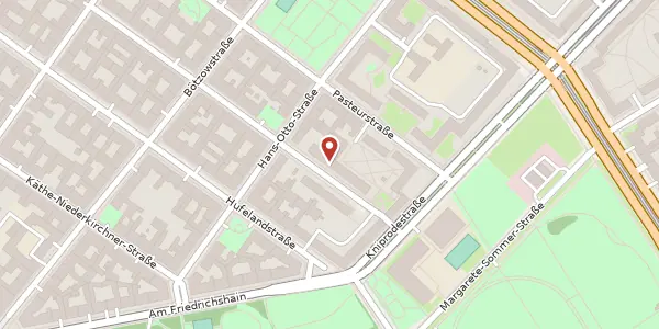 Karte der Umgebung von Liselotte-Herrmann-Straße 27, 10407 Berlin
