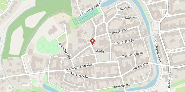 Karte der Umgebung von Markt 12, 04509 Delitzsch