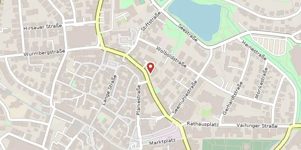 Karte der Umgebung von Ziegelstraße 20-24, 71063 Sindelfingen