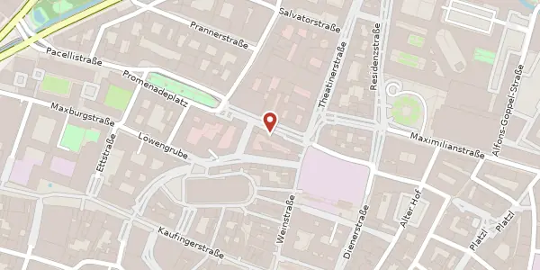 Karte der Umgebung von Maffeistr. 3, 80333 München