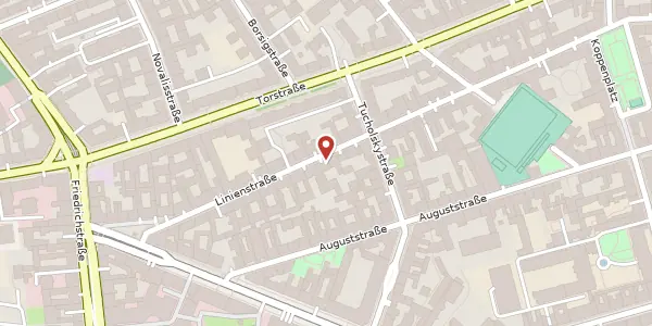 Karte der Umgebung von Linienstraße 148, 10115 Berlin
