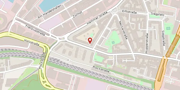 Karte der Umgebung von Gladbacher Str. 87, 40219 Düsseldorf
