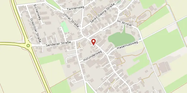 Karte der Umgebung von Weisenhorner Straße 5, 89233 Neu-Ulm