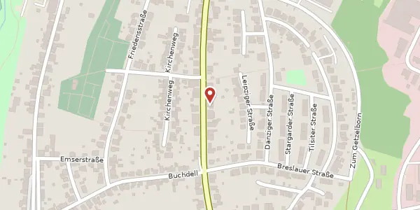 Karte der Umgebung von Obere Hochstraße 30, 66450 Bexbach