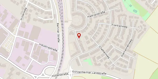 Karte der Umgebung von Triebfeldstr. 13, 61381 Friedrichsdorf
