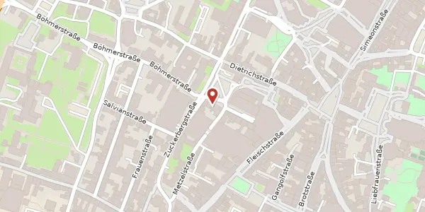 Karte der Umgebung von Böhmerstraße 10 a, 54290 Trier