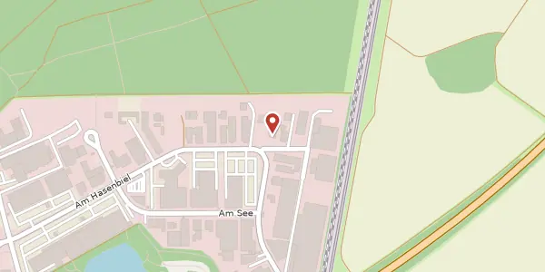 Karte der Umgebung von Am Hasenbiel 27, 76297 Stutensee