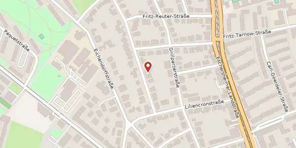 Karte der Umgebung von Gustav-Freytag-Str. 22, 60320 Frankfurt