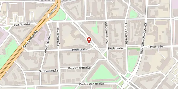 Karte der Umgebung von Wittelsbachstraße 61, 67061 Ludwigshafen am Rhein