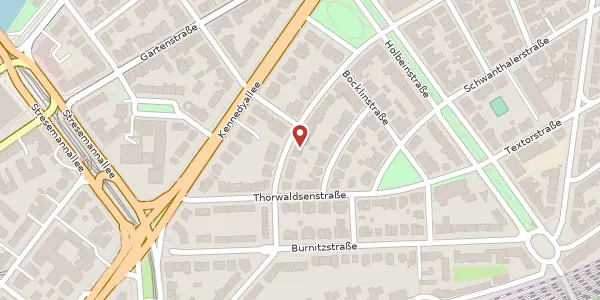 Karte der Umgebung von Passavantstr. 21, 60596 Frankfurt