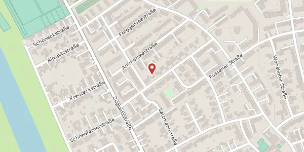 Karte der Umgebung von Eibseestr. 17, 86163 Augsburg