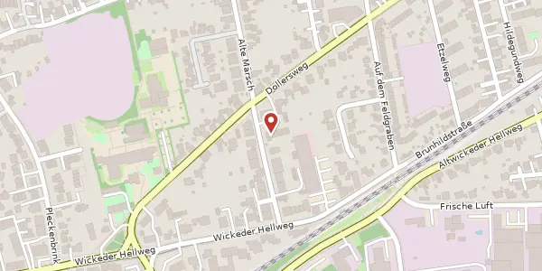 Karte der Umgebung von Alte Märsch 15, 44319 Dortmund