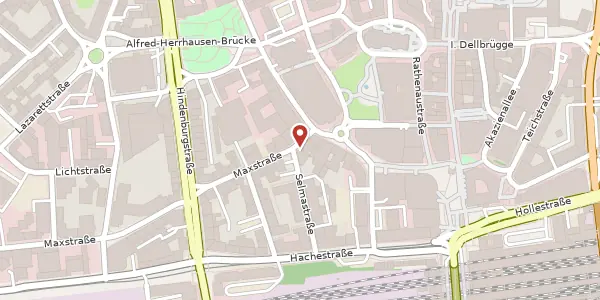 Karte der Umgebung von Maxstr. 3, 45127 Essen