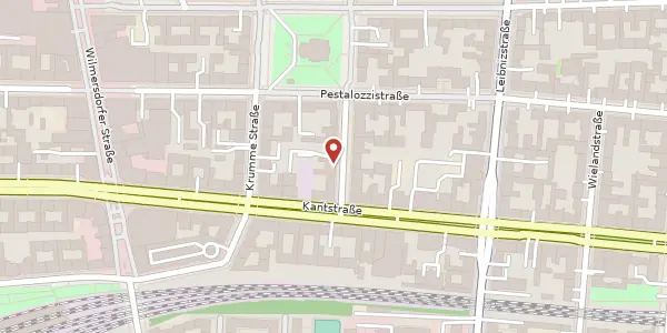 Karte der Umgebung von Weimarer Straße 19, 10625 Berlin