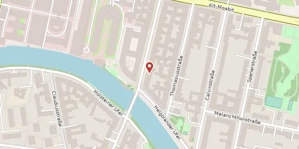 Karte der Umgebung von Helgoländer Ufer 7 B, 10557 Berlin