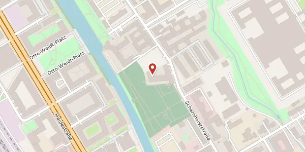 Karte der Umgebung von Scharnhorststraße 31 B, 10115 Berlin