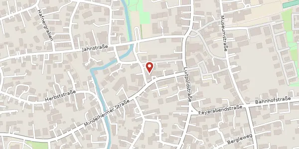 Karte der Umgebung von Mindelheimer Str. 6 a, 86830 Schwabmünchen