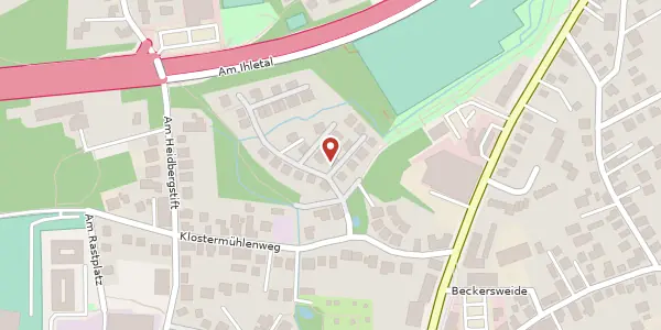 Karte der Umgebung von Am Heidbergbad 14, 28717 Bremen