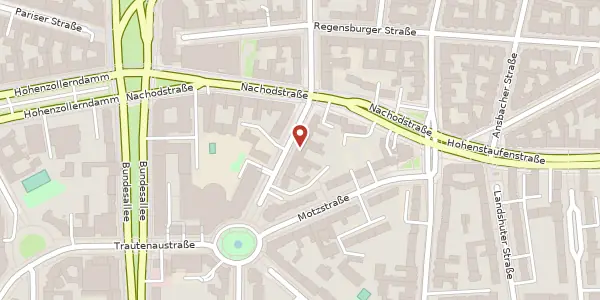 Karte der Umgebung von Prager Straße 5, 10779 Berlin