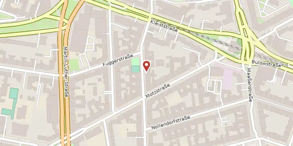 Karte der Umgebung von Eisenacher Straße 116, 10777 Berlin