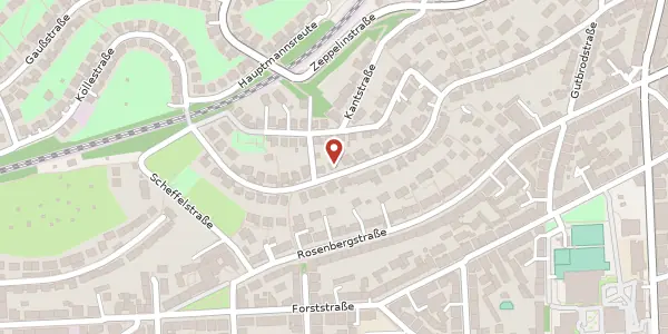 Karte der Umgebung von Klopstockstraße 50, 70193 Stuttgart