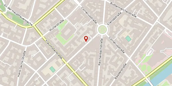Karte der Umgebung von Klenzestr. 32, 80469 München