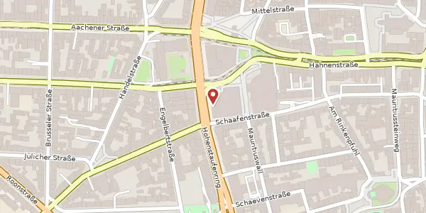 Karte der Umgebung von Habsburgerring 2, 50674 Köln