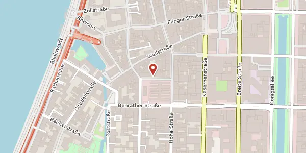 Karte der Umgebung von Carlsplatz 22, 40213 Düsseldorf
