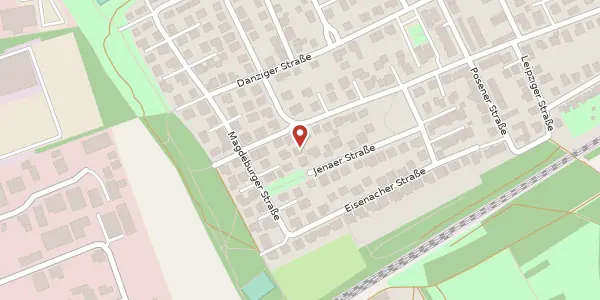 Karte der Umgebung von Jenaer Straße 20, 55218 Ingelheim am Rhein
