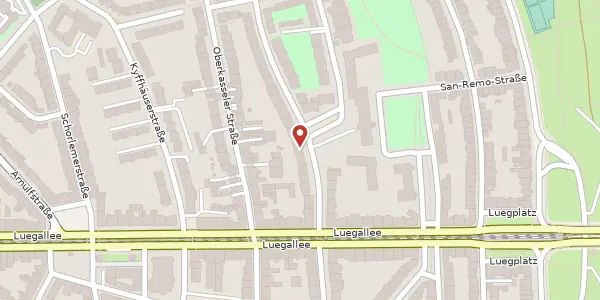Karte der Umgebung von Joachimstr. 13, 40545 Düsseldorf