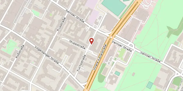 Karte der Umgebung von Fuchsstr. 5, 50823 Köln