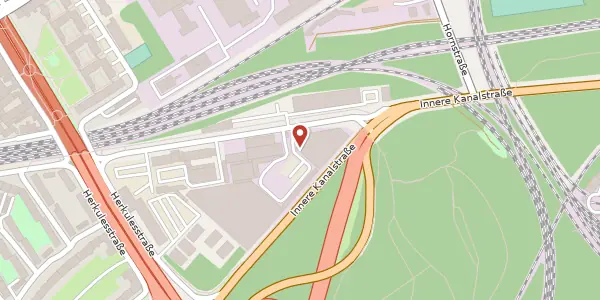 Karte der Umgebung von Am Gleisdreieck 1, 50823 Köln