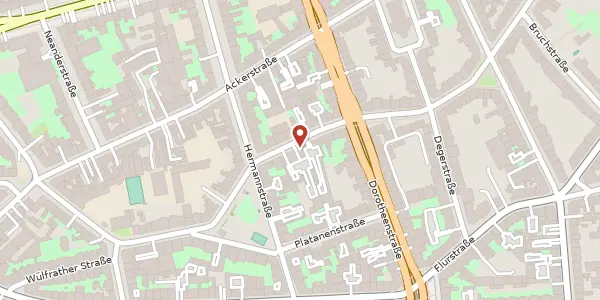 Karte der Umgebung von Lindenstr. 169, 40233 Düsseldorf
