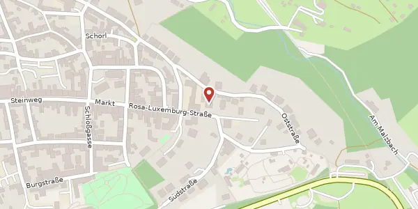 Karte der Umgebung von Rosa-Luxemburg-Straße 11, 07607 Eisenberg