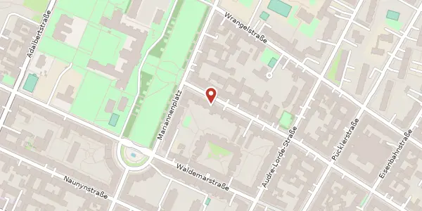 Karte der Umgebung von Muskauer Straße 33, 10997 Berlin