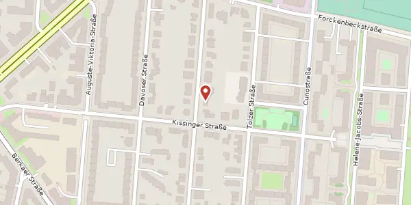Karte der Umgebung von Weinheimer Straße 7, 14199 Berlin