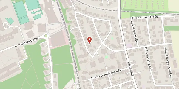 Karte der Umgebung von Arzberger Str. 17 a, 81549 München