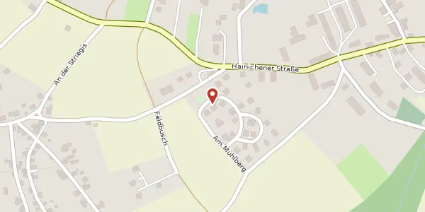 Karte der Umgebung von OT Bräumsdorf / Am Mühlberg 23, 09600 Oberschöna