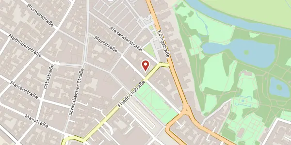 Karte der Umgebung von Moststraße 25, 90762 Fürth