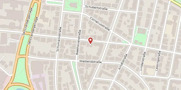 Karte der Umgebung von Kettenhofweg 111, 60329 Frankfurt