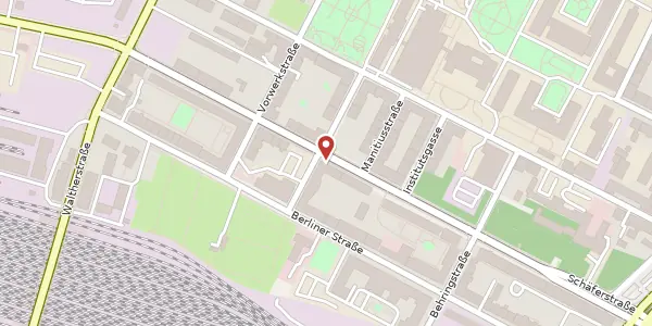 Karte der Umgebung von Schäferstraße 61, 01067 Dresden