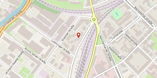 Karte der Umgebung von Altchemnitzer Straße 16, 09120 Chemnitz