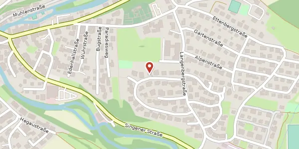 Karte der Umgebung von Habsburgerstraße 10, 78267 Aach (Hegau)