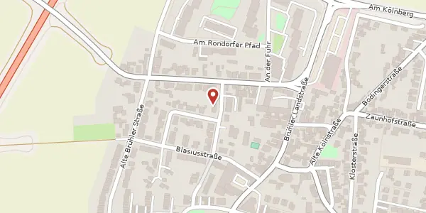 Karte der Umgebung von Raiffeisenstr. 4, 50997 Köln