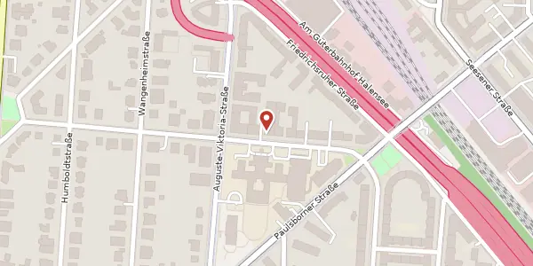 Karte der Umgebung von Caspar-Theyß-Straße 18, 14193 Berlin