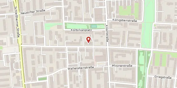 Karte der Umgebung von Milbertshofener Str. 35, 80807 München