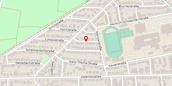 Karte der Umgebung von Holbeinstraße 13, 71636 Ludwigsburg